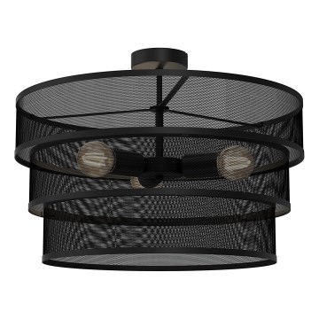 Csillár GLUM 3xE27/60W/230V fekete