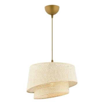 Csillár kábellel BARETTE 1xE27/60W/230V krémszínű