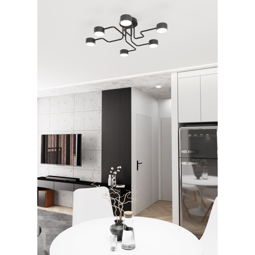 Csillár KURAGE 6xGX53/12W/230V fekete