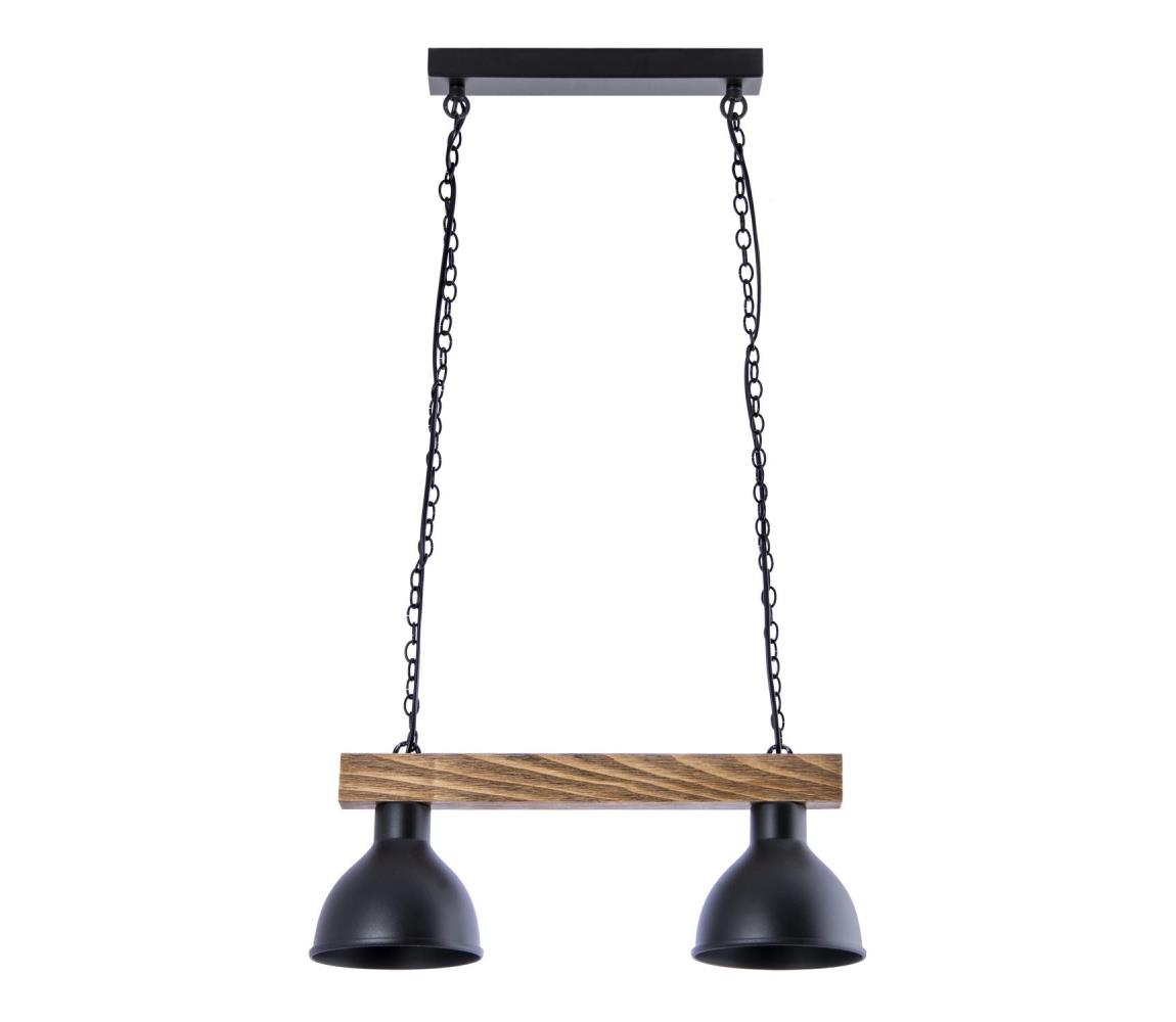 Csillár láncon 2xE27/60W/230V W