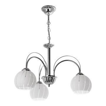 Csillár láncon 3xE27/60W/230V