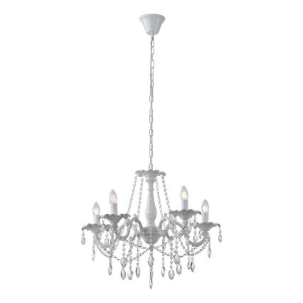 Csillár láncon 5xE14/15W/230V