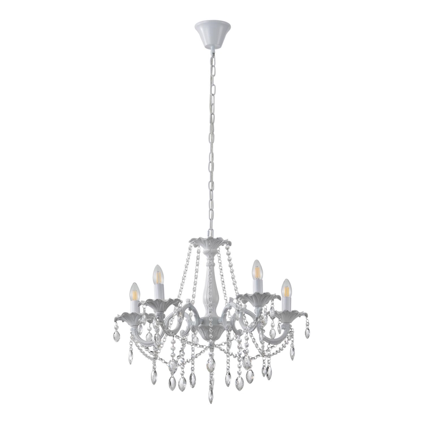 Csillár láncon 5xE14/15W/230V