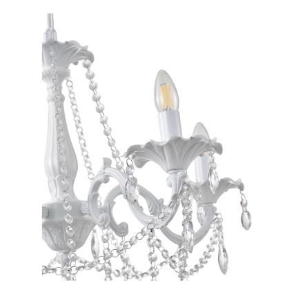 Csillár láncon 5xE14/15W/230V