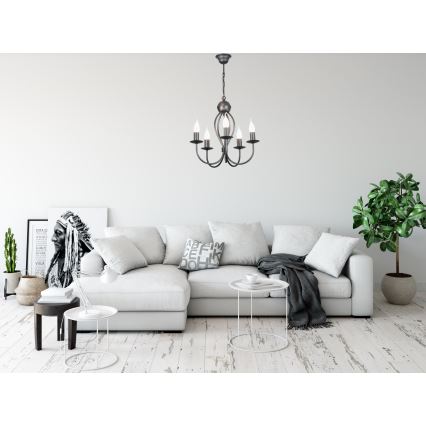 Csillár láncon ARTHUR 5xE14/40W/230V