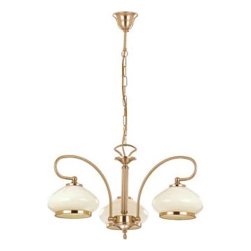 Csillár láncon ASTORIA 3xE27/15W/230V arany