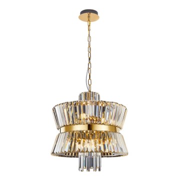 Csillár láncon AURELIA 12xE14/40W/230V arany