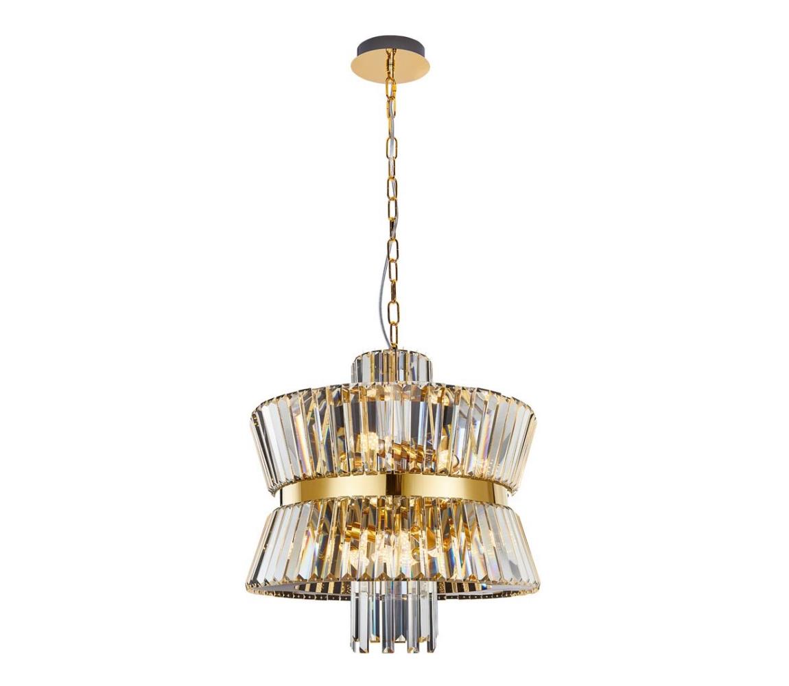 Csillár láncon AURELIA 12xE14/40W/230V arany ML0405