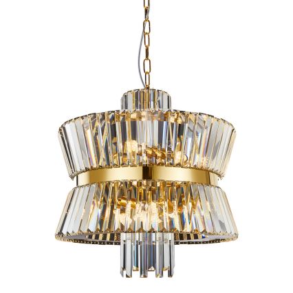 Csillár láncon AURELIA 12xE14/40W/230V arany