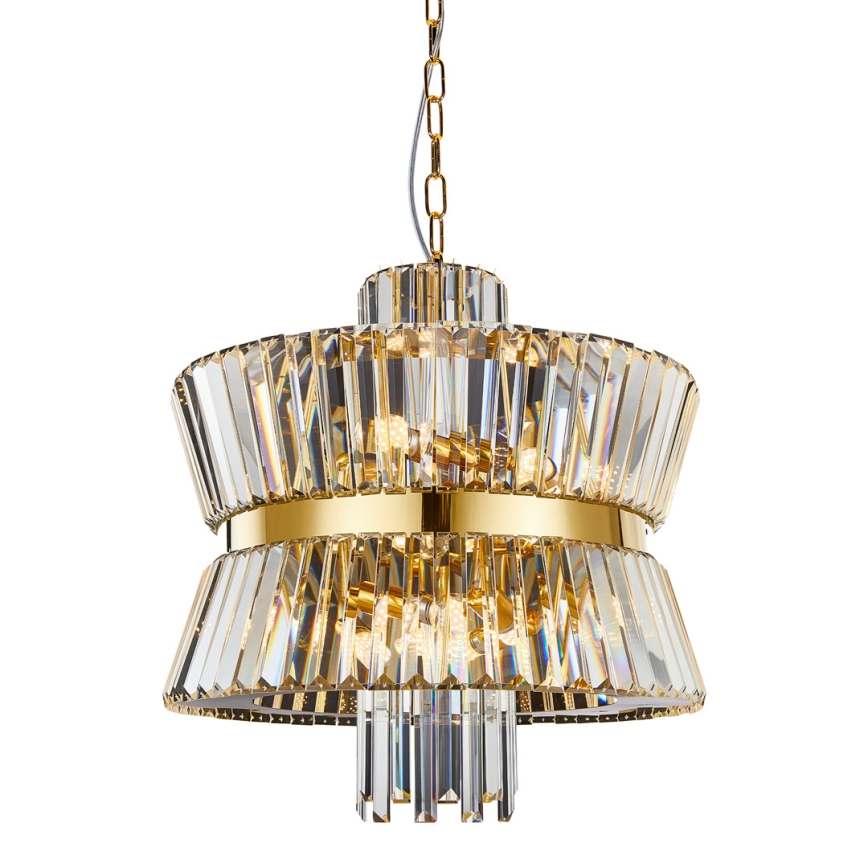 Csillár láncon AURELIA 12xE14/40W/230V arany