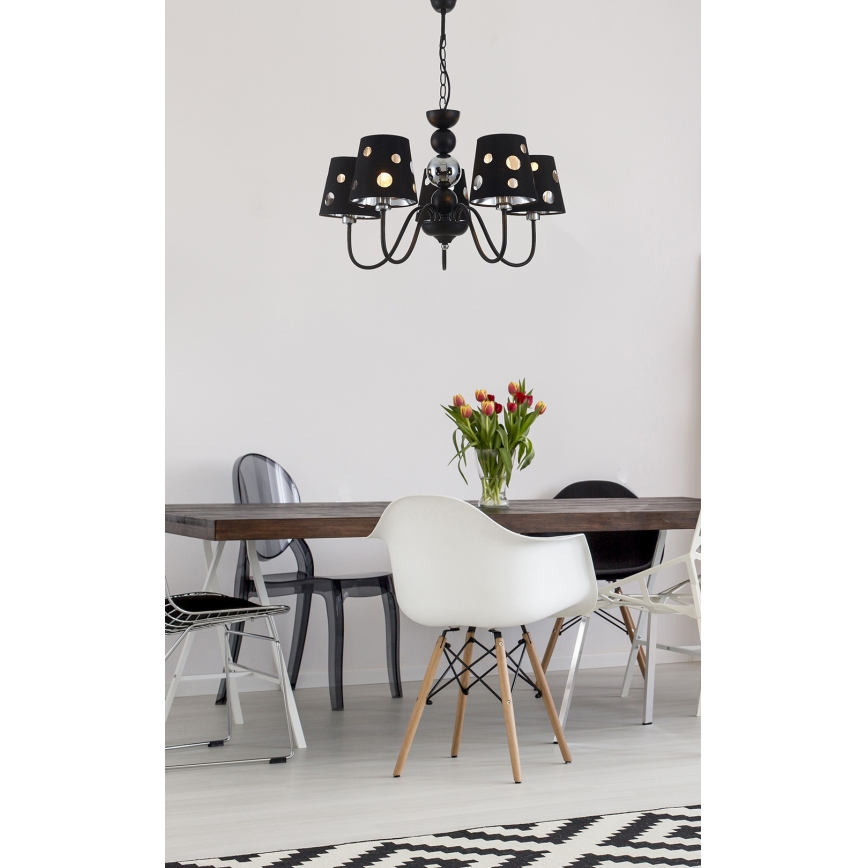 Csillár láncon BATLEY 5xE14/60W/230V