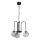 Csillár láncon CAMBRIDGE 3xE14/60W/230V fekete