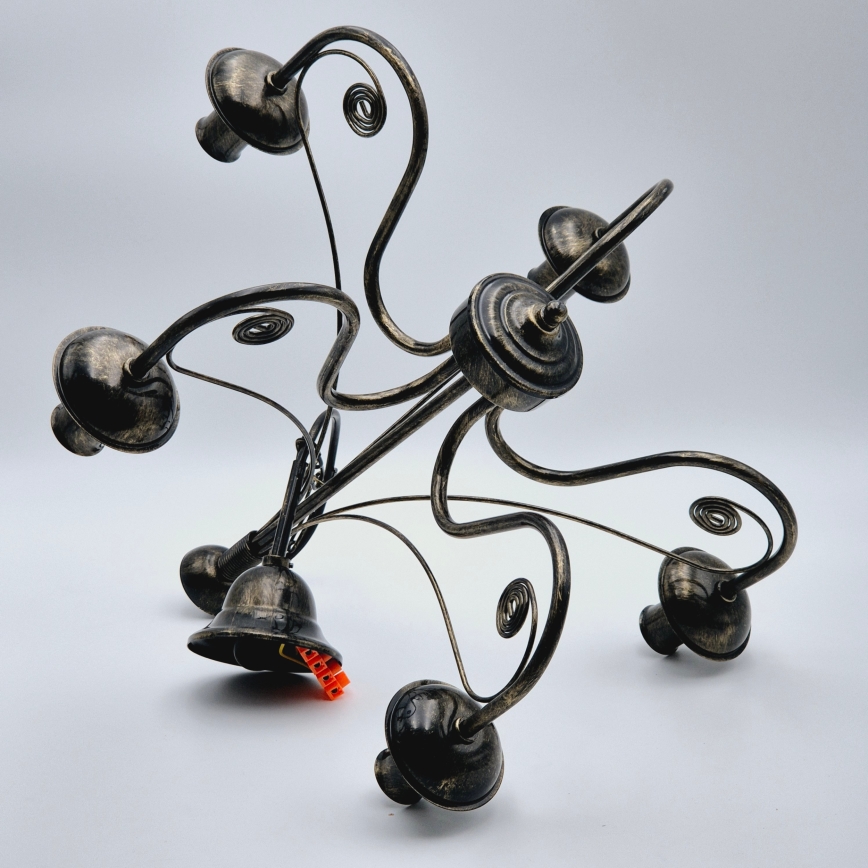 Csillár láncon DONATO 5xE14/40W/230V