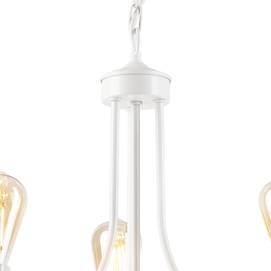 Csillár láncon GINA 3xE27/60W/230V fehér