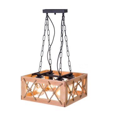 Csillár láncon GRANGE 4xE27/60W/230V