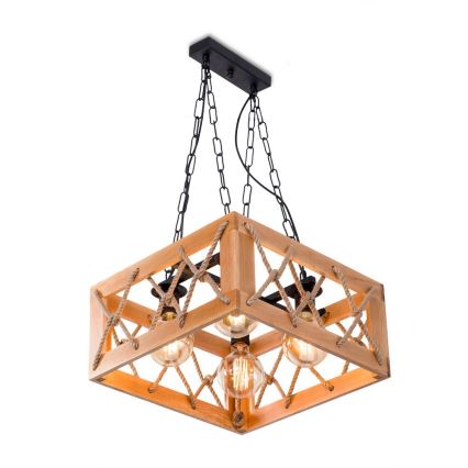 Csillár láncon GRANGE 4xE27/60W/230V