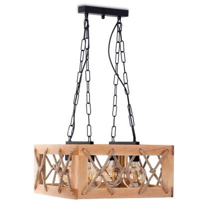 Csillár láncon GRANGE 4xE27/60W/230V