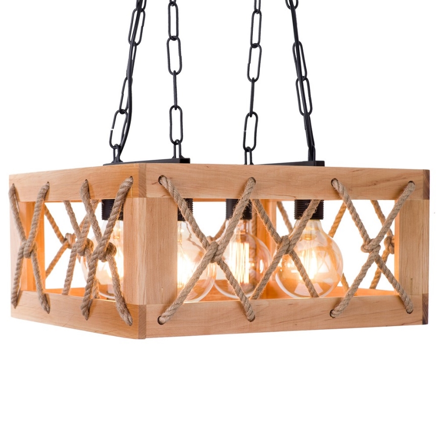 Csillár láncon GRANGE 4xE27/60W/230V