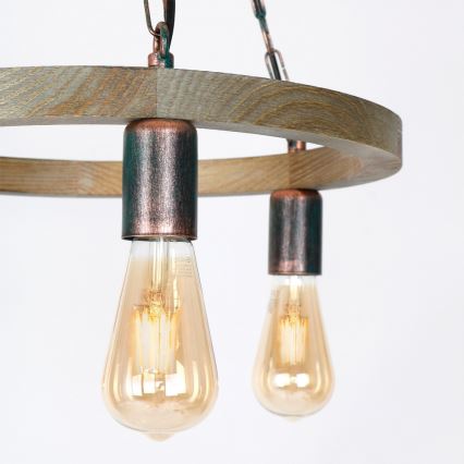 Csillár láncon HAKON 3xE27/60W/230V