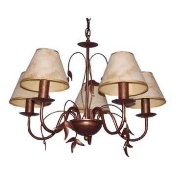 Csillár láncon HARRY 5xE14/40W/230V