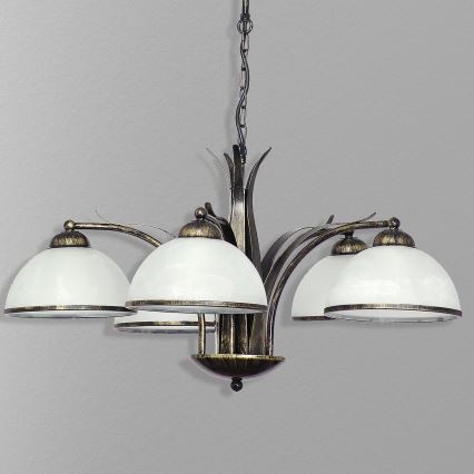 Csillár láncon KORFU 5xE27/60W/230V