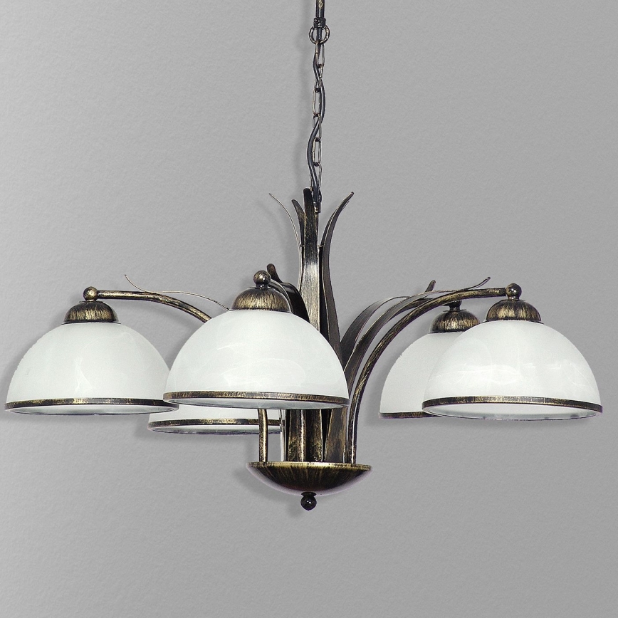 Csillár láncon KORFU 5xE27/60W/230V