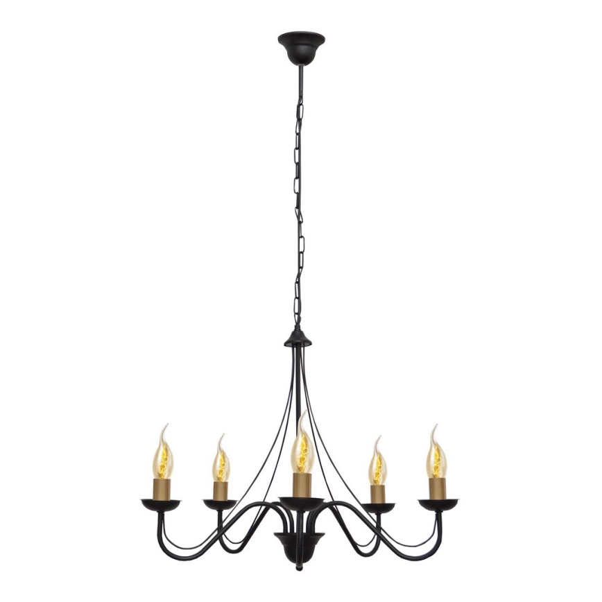 Csillár láncon MALBO 5xE14/60W/230V