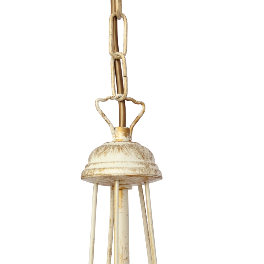 Csillár láncon MALBO 5xE27/15W/230V bézs