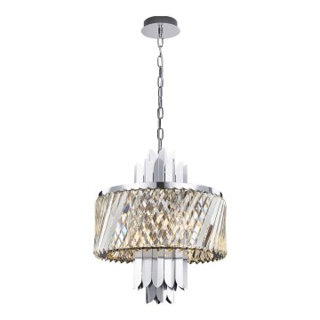 Csillár láncon MARGOT 6xE14/40W/230V matt króm