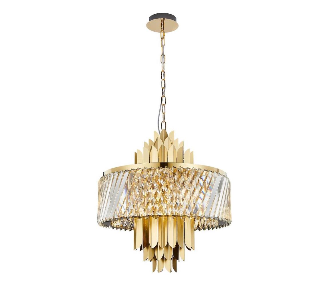 Csillár láncon MARGOT 9xE14/40W/230V átm. 55 cm arany ML0409