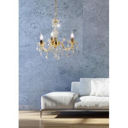 Csillár láncon MARIA TERESA 3xE14/40W/230V