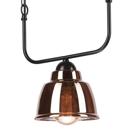 Csillár láncon MARIO 1xE27/60W/230V sárgaréz