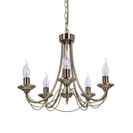 Csillár láncon MUZA 5xE14/40W/230V