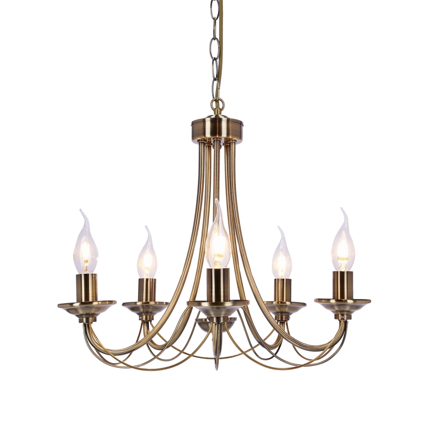 Csillár láncon MUZA 5xE14/40W/230V