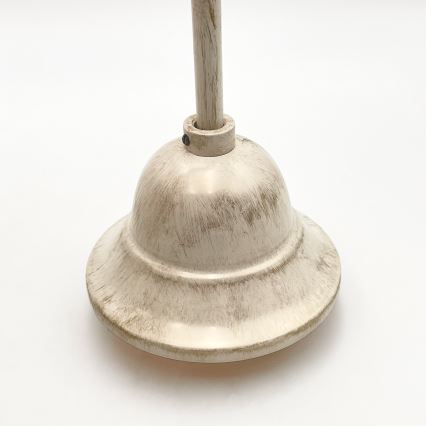 Csillár láncon RETRO 2xE27/60W/230V arany/patinás