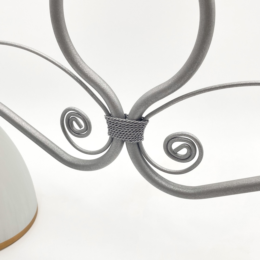 Csillár láncon RETRO 2xE27/60W/230V ezüst