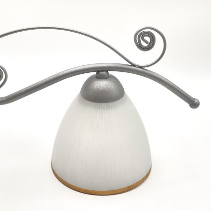 Csillár láncon RETRO 2xE27/60W/230V ezüst