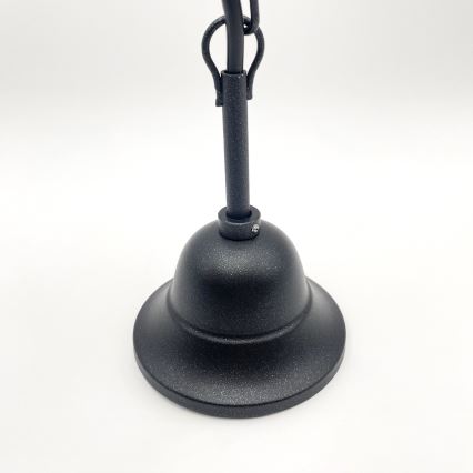 Csillár láncon RETRO 2xE27/60W/230V fekete