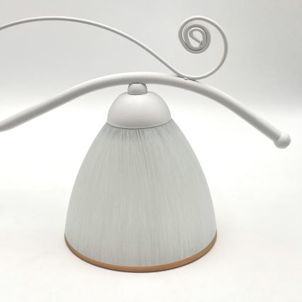 Csillár láncon RETRO 2xE27/60W/230V matt fehér