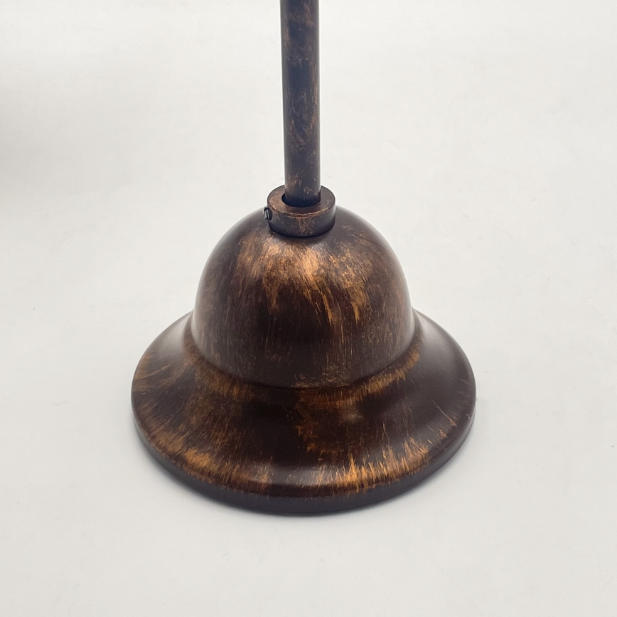 Csillár láncon RETRO 2xE27/60W/230V réz/patinás