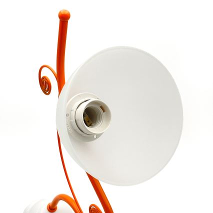 Csillár láncon RETRO 3xE27/60W/230V fehér/színes