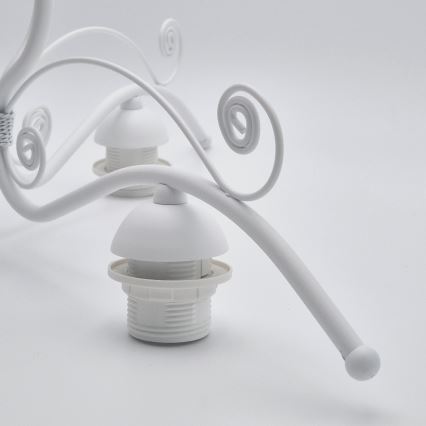 Csillár láncon RETRO II 3xE27/60W/230V fehér