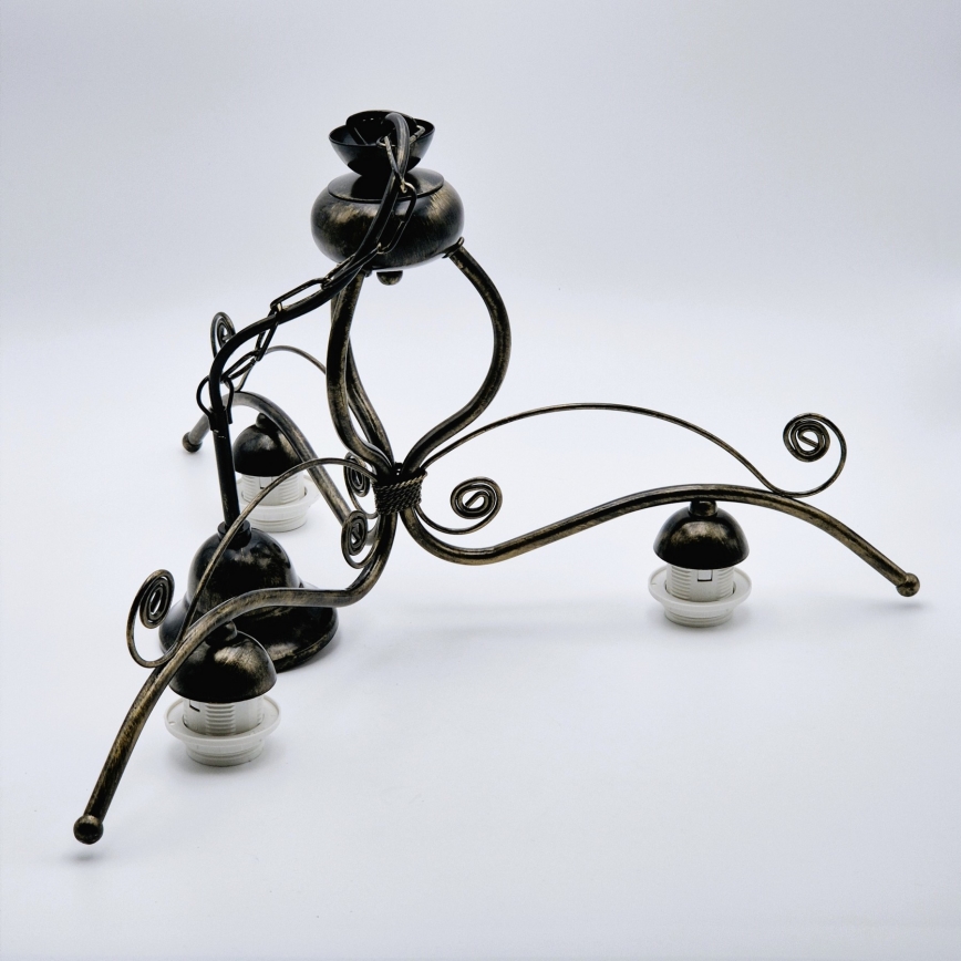 Csillár láncon RETRO II 3xE27/60W/230V