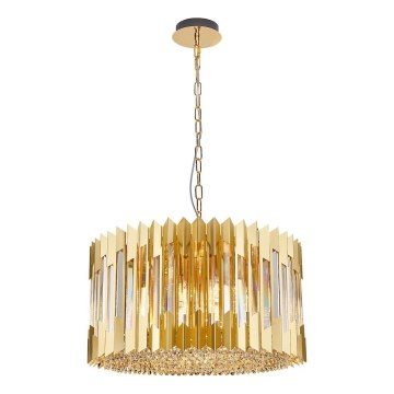 Csillár láncon RITZ 12xE14/40W/230V átm. 54 cm arany