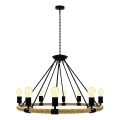 Csillár láncon ROPE ARTHUR 8xE27/20W/230V