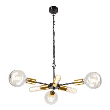 Csillár láncon STARLA 6xE27/60W/230V