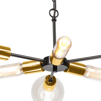 Csillár láncon STARLA 6xE27/60W/230V