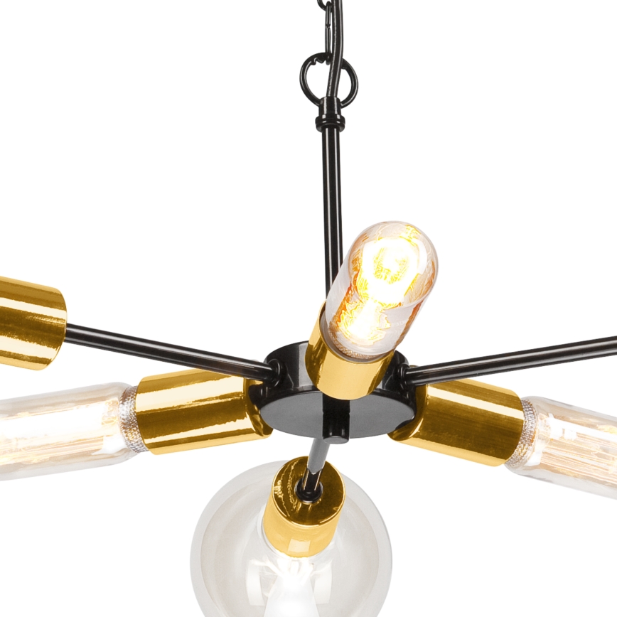 Csillár láncon STARLA 6xE27/60W/230V