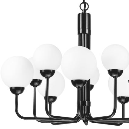 Csillár láncon TIFFY 10xG9/5W/230V fekete