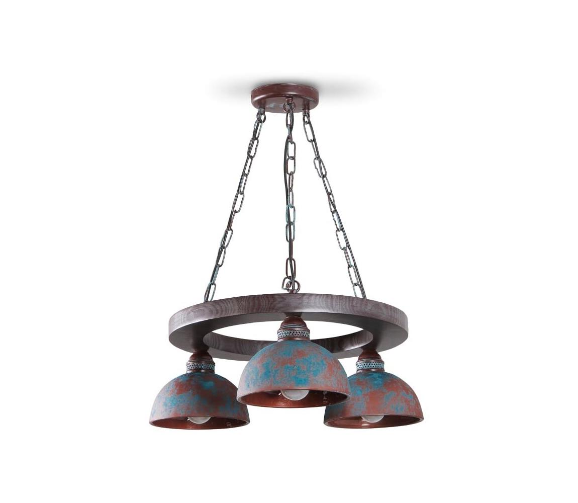 Csillár láncon VIRIONI 3xE27/60W/230V 40204